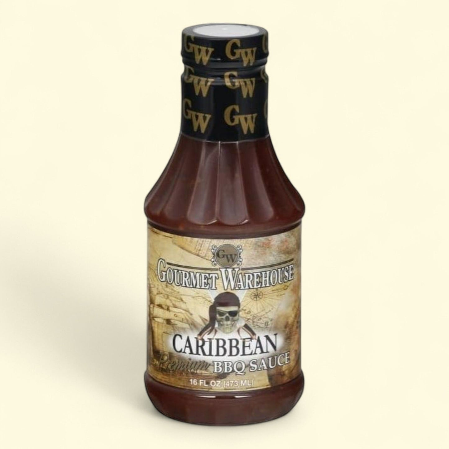Gourmet Warehouse Caribbean BBQ Sauce, 16 oz