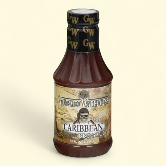 Gourmet Warehouse Caribbean BBQ Sauce, 16 oz