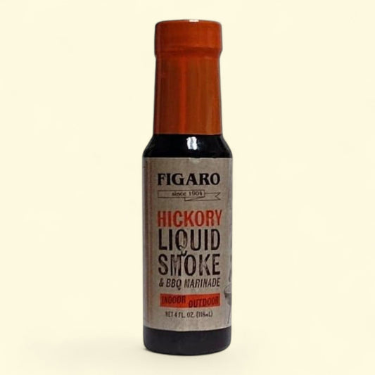 Figaro Hickory Liquid Smoke & Barbecue Marinade, 4 fl oz