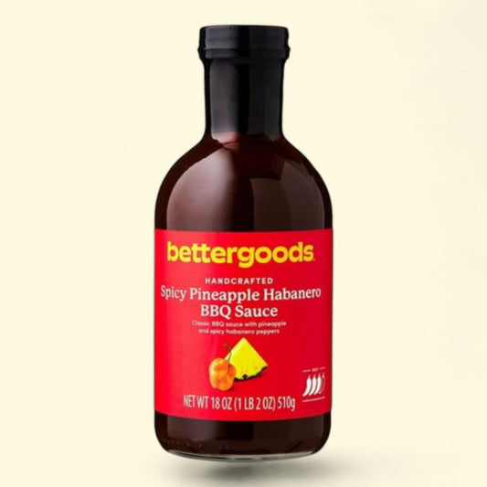 Bettergoods Spicy Pineapple Habanero BBQ Sauce, 18 oz