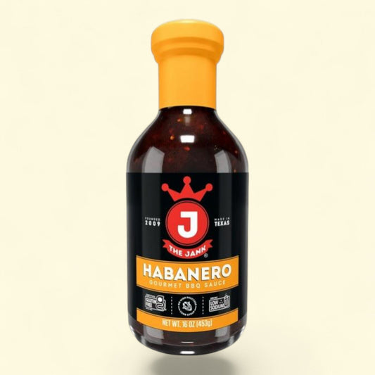 Jank Habnero Gourmet BBQ Sauce, Plenty of Heat, 8 oz