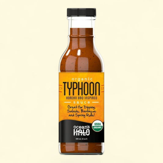 Ocean's Halo Typhoon Spicy Korean BBQ Sauce, 12 oz Bottle