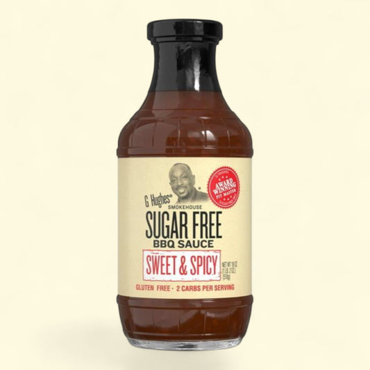 G Hughes Sweet & Spicy BBQ Sauce, 18 oz
