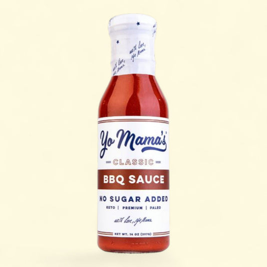 Yo Mama's Foods Classic BBQ Sauce, 14 oz