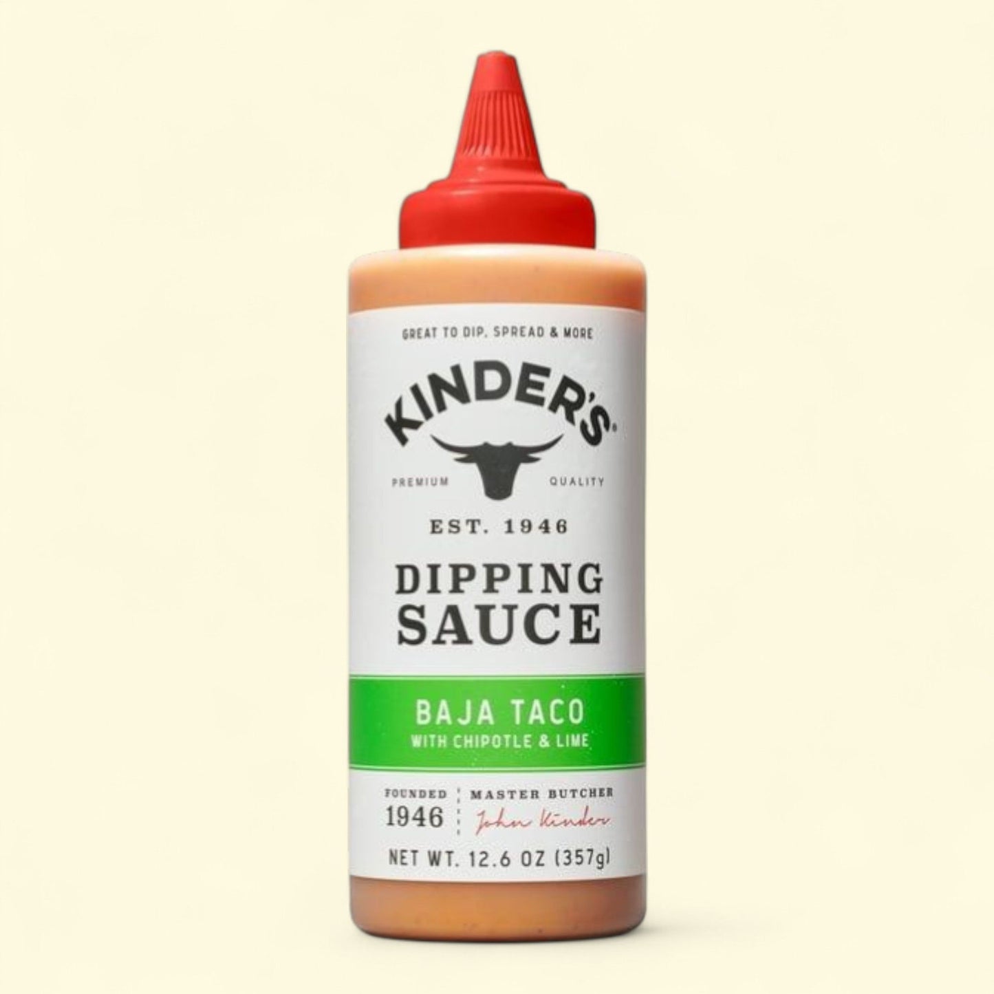 Kinder's Baja Taco Dipping Sauce, 12.6 oz