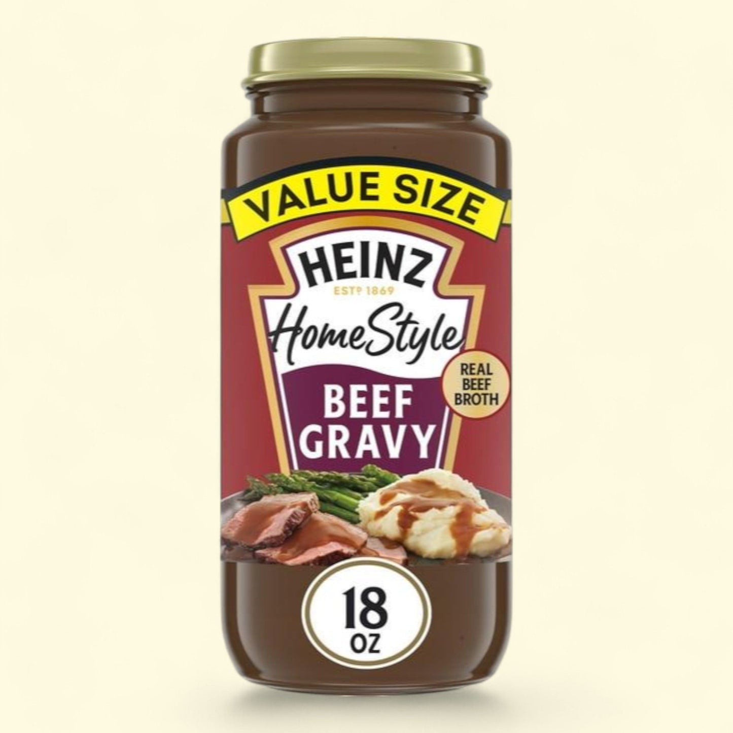 Heinz HomeStyle Beef Gravy, 18 oz Jar