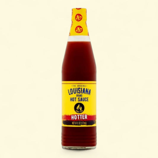 Louisiana Brand Hotter Hot Sauce, 6 fl oz