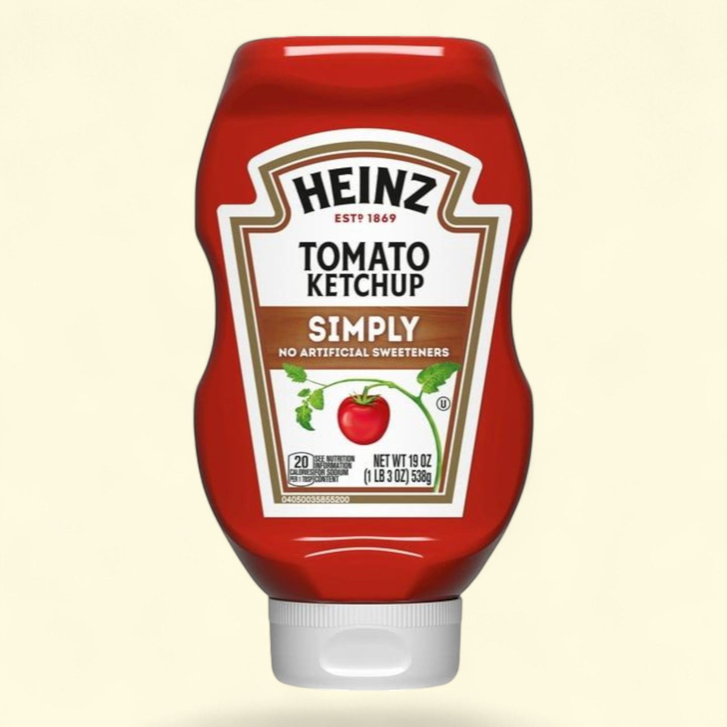 Heinz Simply Tomato Ketchup, 19 oz Bottle