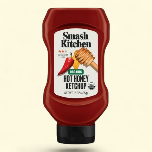 Smash Kitchen Hot Honey Ketchup, 15 oz