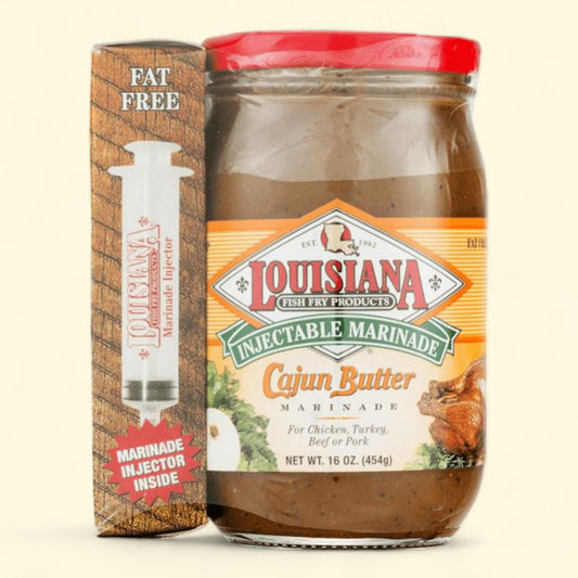 Louisiana Fish Fry Cajun Butter Marinade, 16 oz