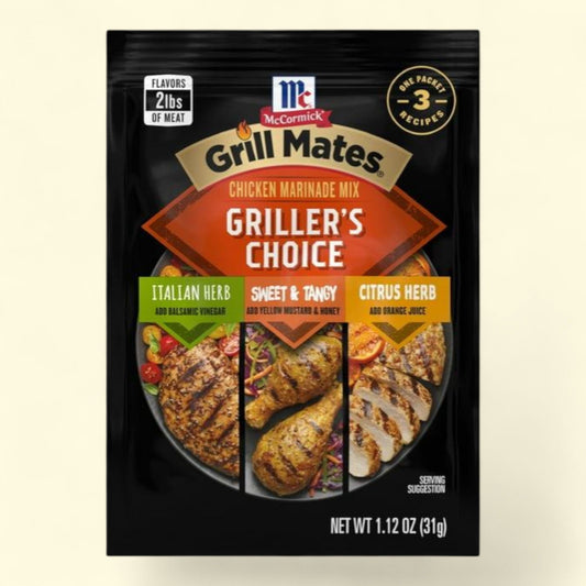 McCormick Grill Mates Griller's Choice Chicken Marinade Mix, 1.12 oz