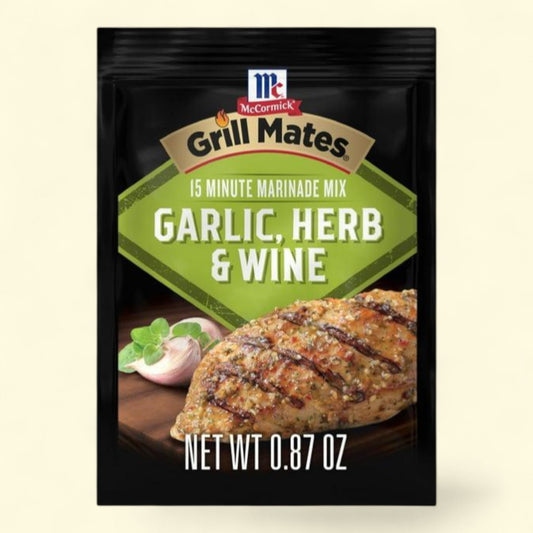 McCormick Grill Mates Garlic, Herb & Wine Marinade Seasoning Mix, 0.87 oz