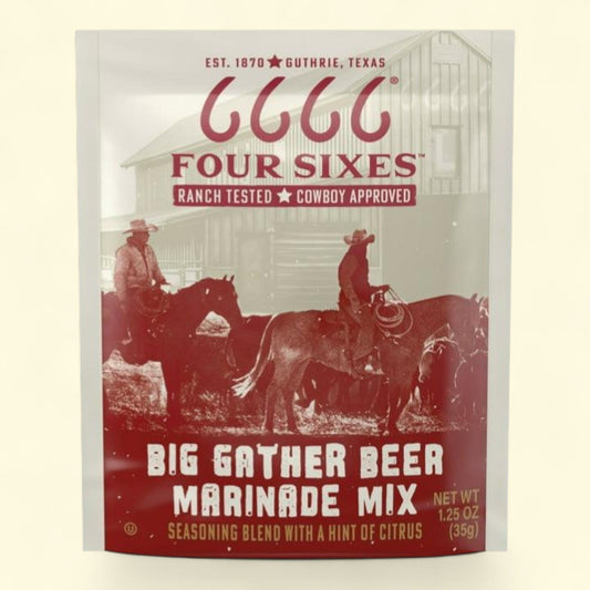 Four Sixes Beer Marinade Mix, Meat Marinade, 1.25 oz