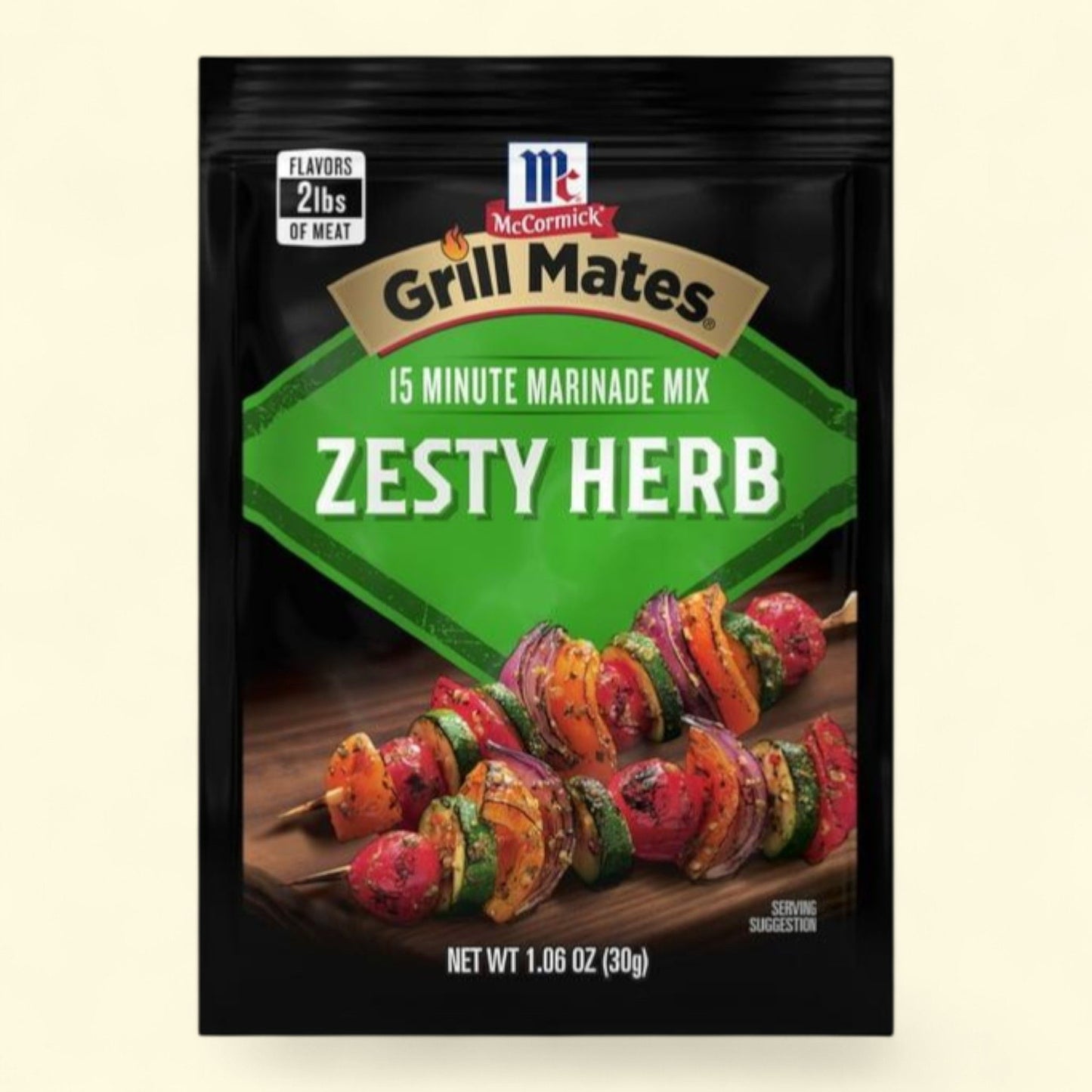 McCormick Grill Mates Zesty Herb Marinade Seasoning Mix, 1.06 oz