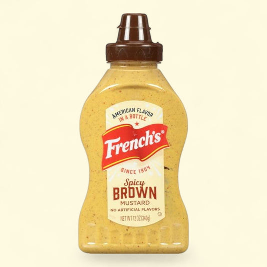 French's Spicy Brown Mustard, 12 oz