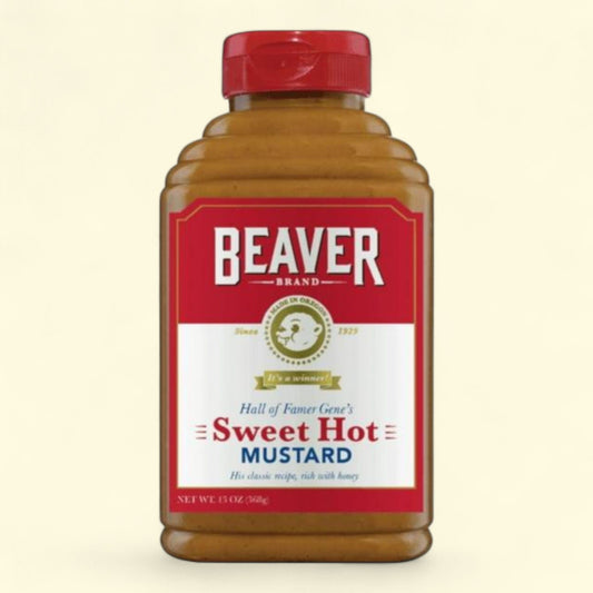 Beaver Brand Sweet Hot Mustard, 13 oz