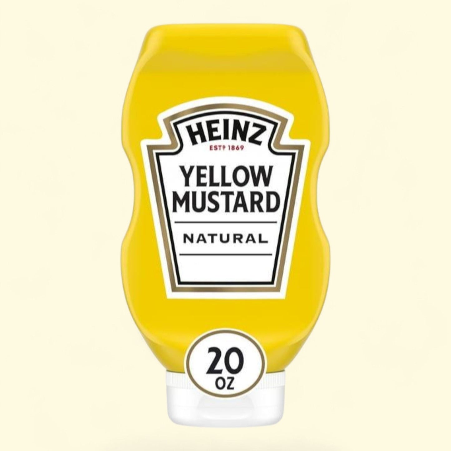 Heinz Yellow Mustard, 20 oz Bottle