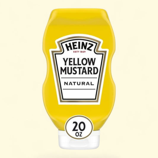 Heinz Yellow Mustard, 20 oz Bottle