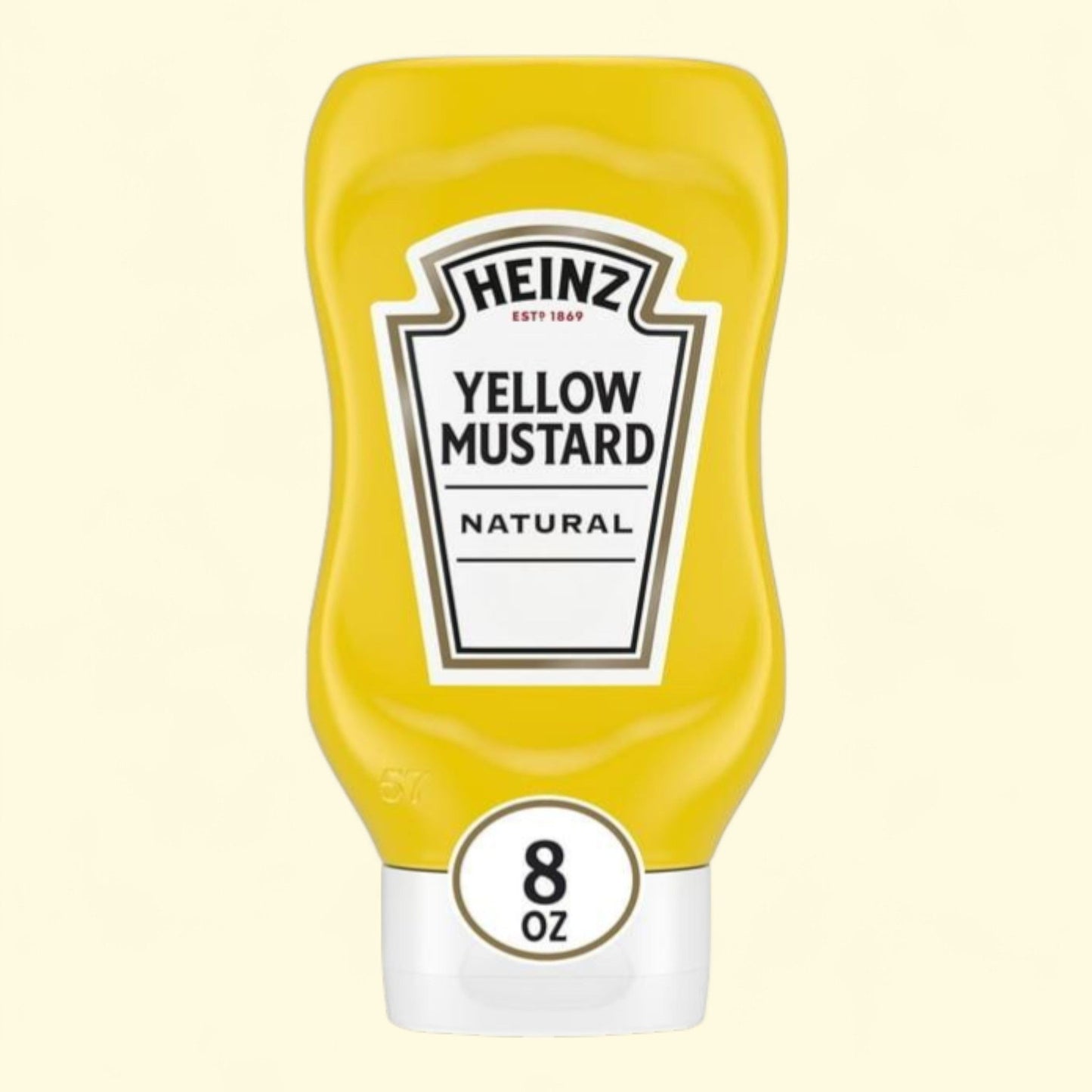 Heinz Yellow Mustard, 8 oz Bottle