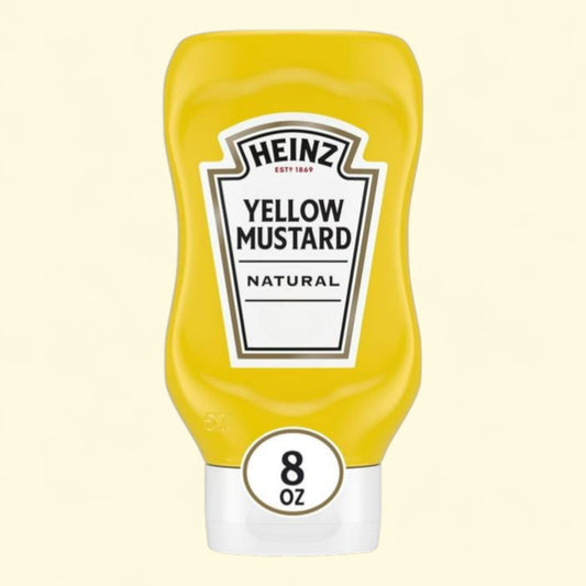 Heinz Yellow Mustard, 8 oz Bottle