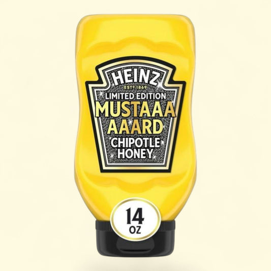 Heinz Mustard Chipotle Honey, 14 oz Bottle