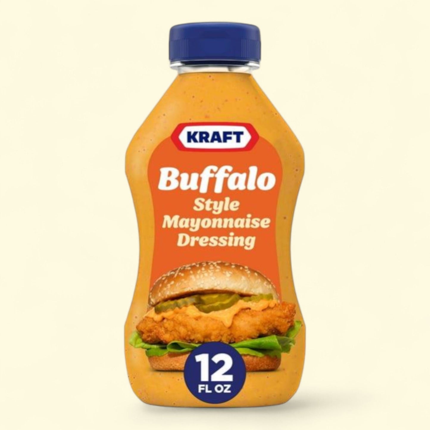 Kraft Mayo Buffalo Style Mayonnaise, 12oz Bottle