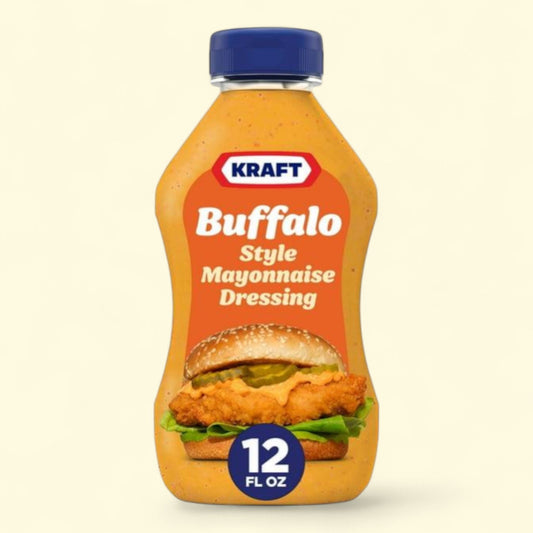 Kraft Mayo Buffalo Style Mayonnaise, 12oz Bottle