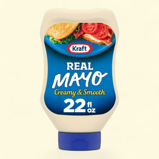 Kraft Real Mayo, Creamy & Smooth Mayonnaise, 22 fl oz