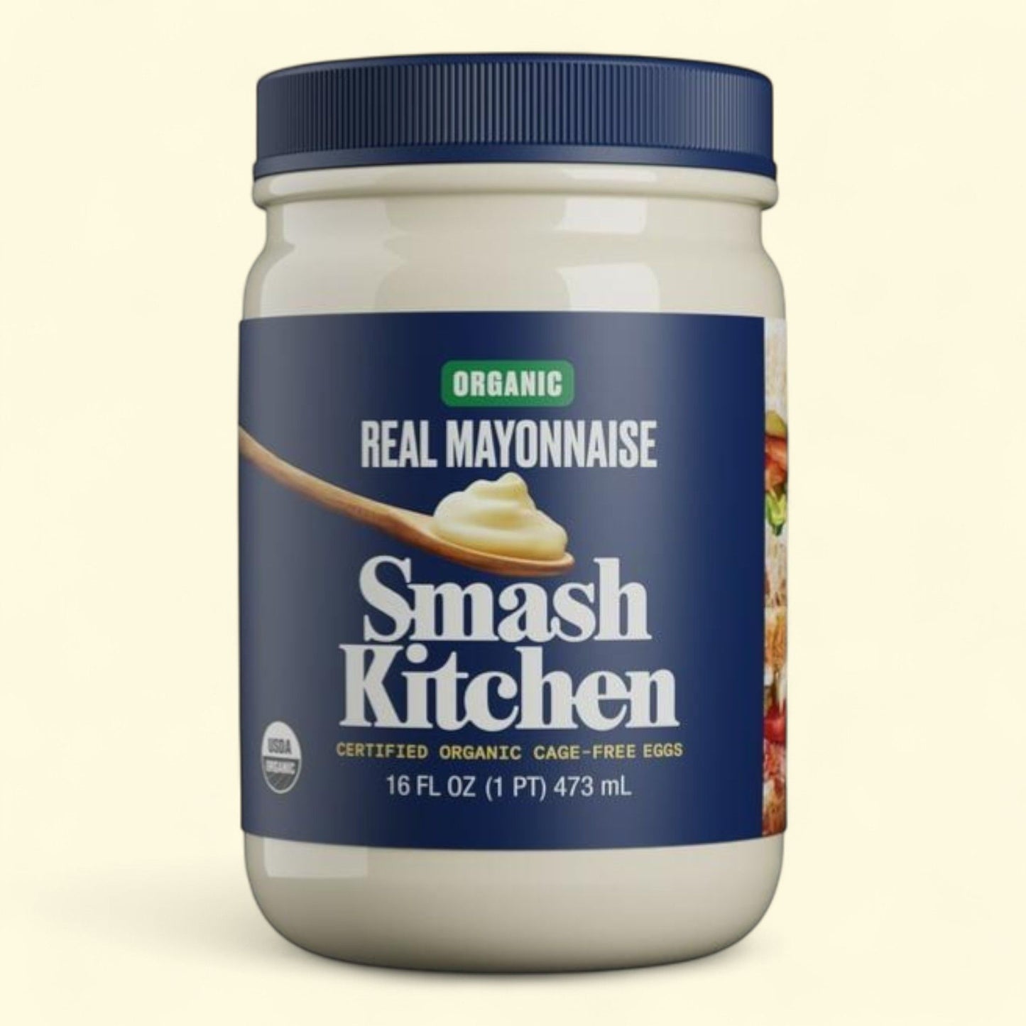 Smash Kitchen Real Mayonnaise, 16 oz Jar