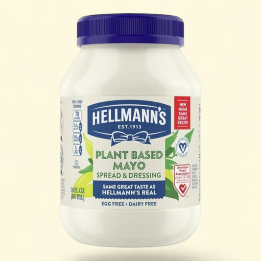 Hellmann's Plant Based Mayonnaise Spread & Dressing, 30 oz — authentic US product shipped worldwide by Treatspree