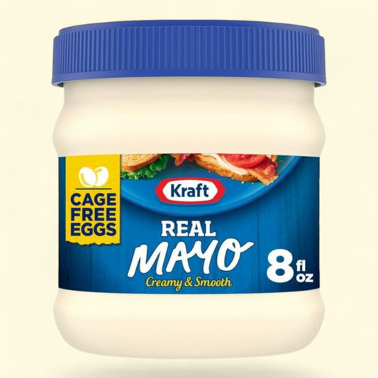 Kraft Real Mayo Creamy & Smooth Mayonnaise, 8 fl oz Jar
