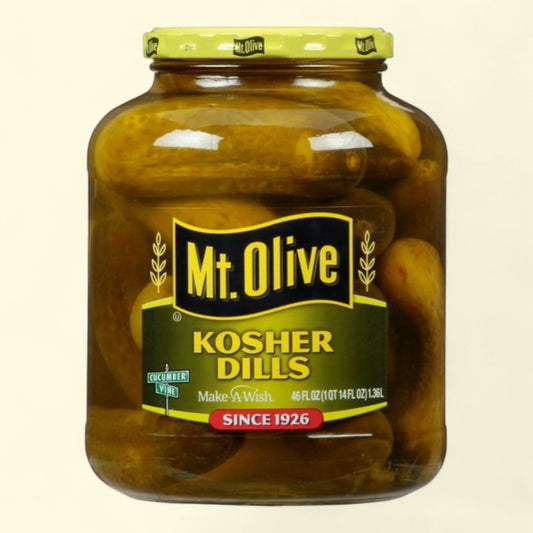 Mt. Olive Whole Kosher Dill Pickles, 46 fl oz Jar