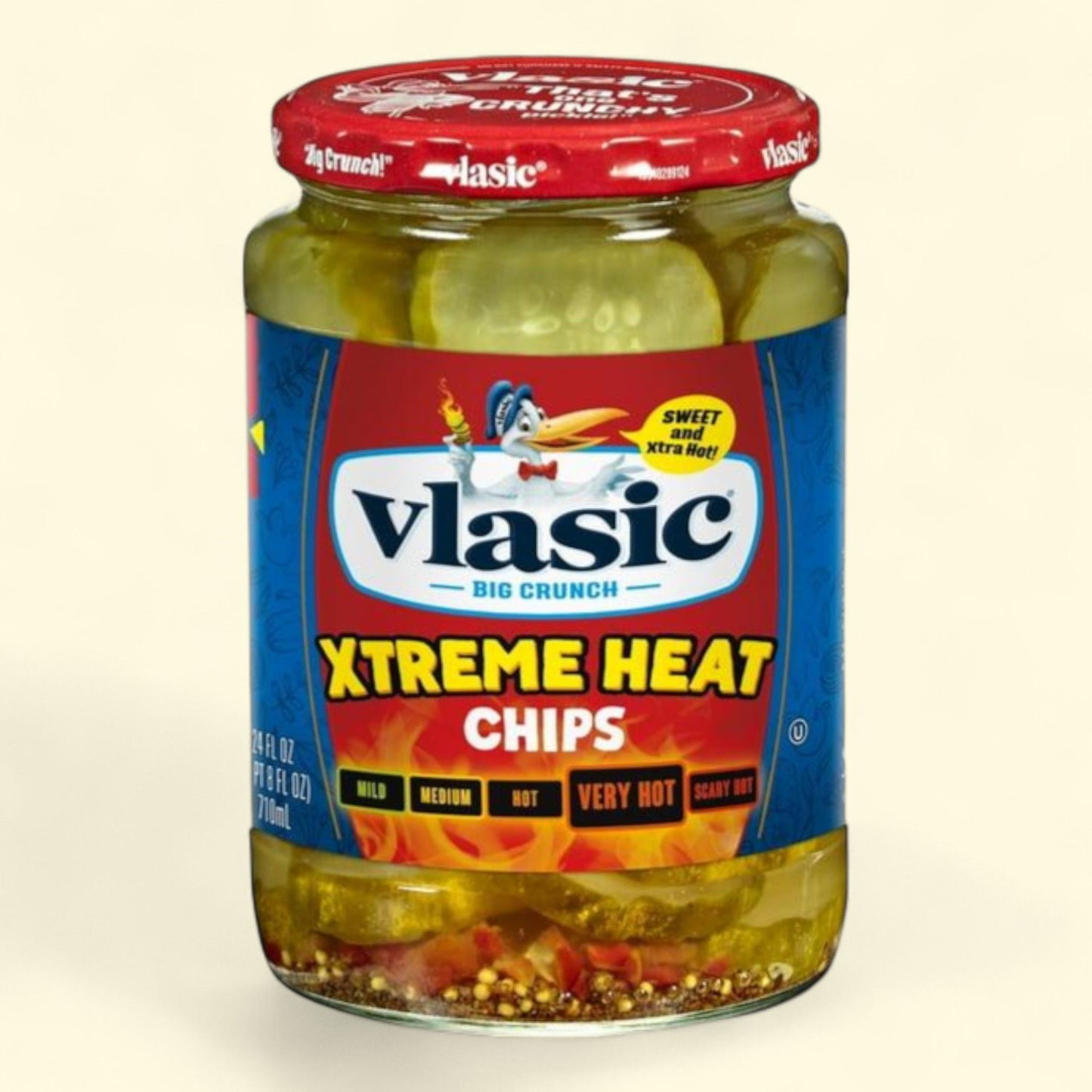 Vlasic Pickle Chips, Xtreme Heat, 24 oz