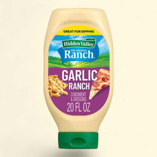 Hidden Valley Garlic Ranch Dressing, 20 Fluid Ounce