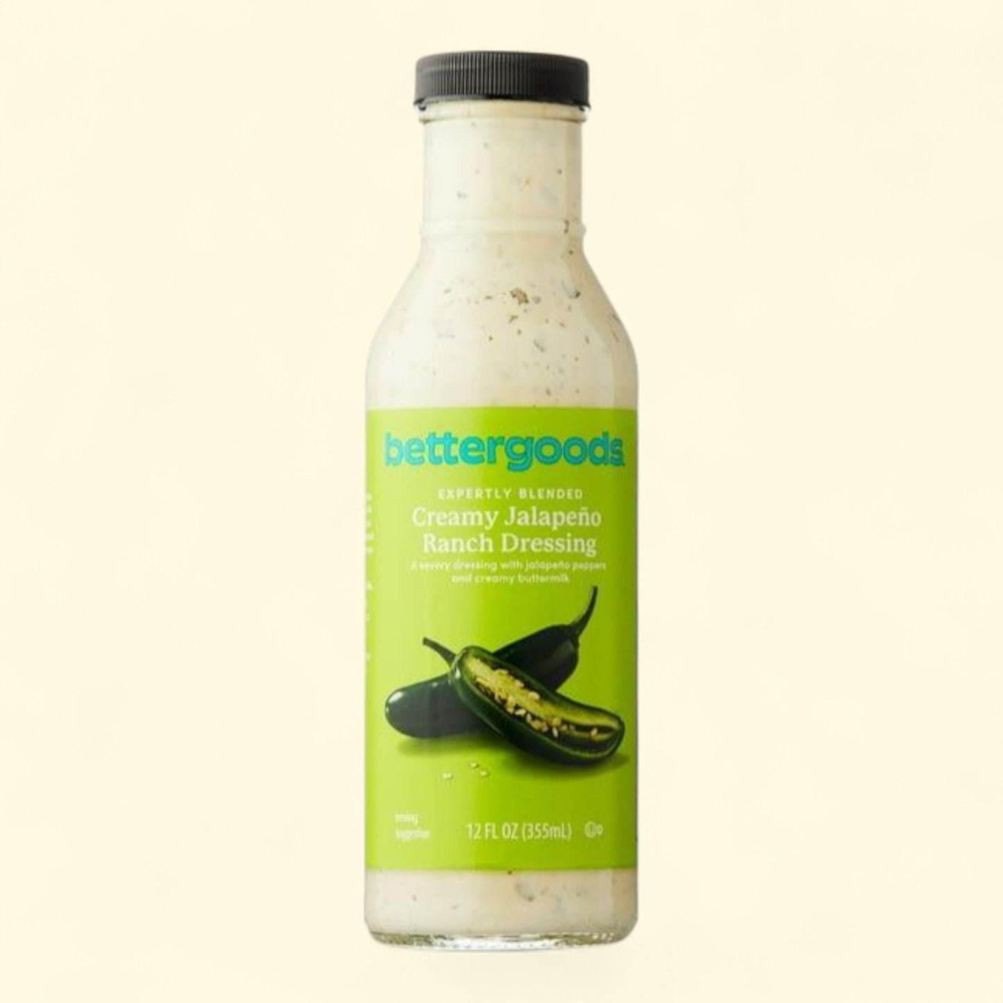 bettergoods Creamy Jalapeno Ranch Dressing, 12 fl oz