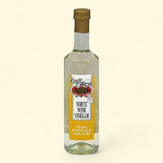 Dell' Alpe Italian White Wine Vinegar, 1L