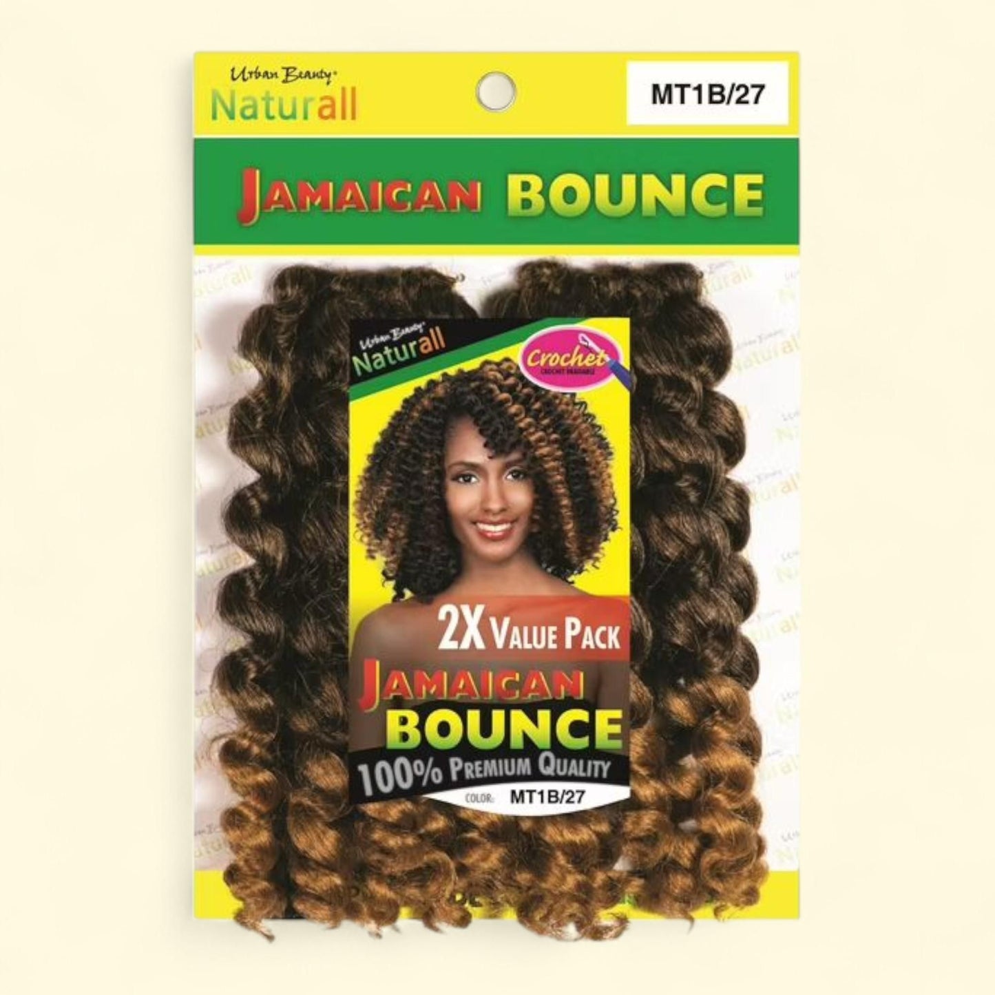 Urban Beauty Queen B Syn Jamaican Bounce-MT1B/27, Size