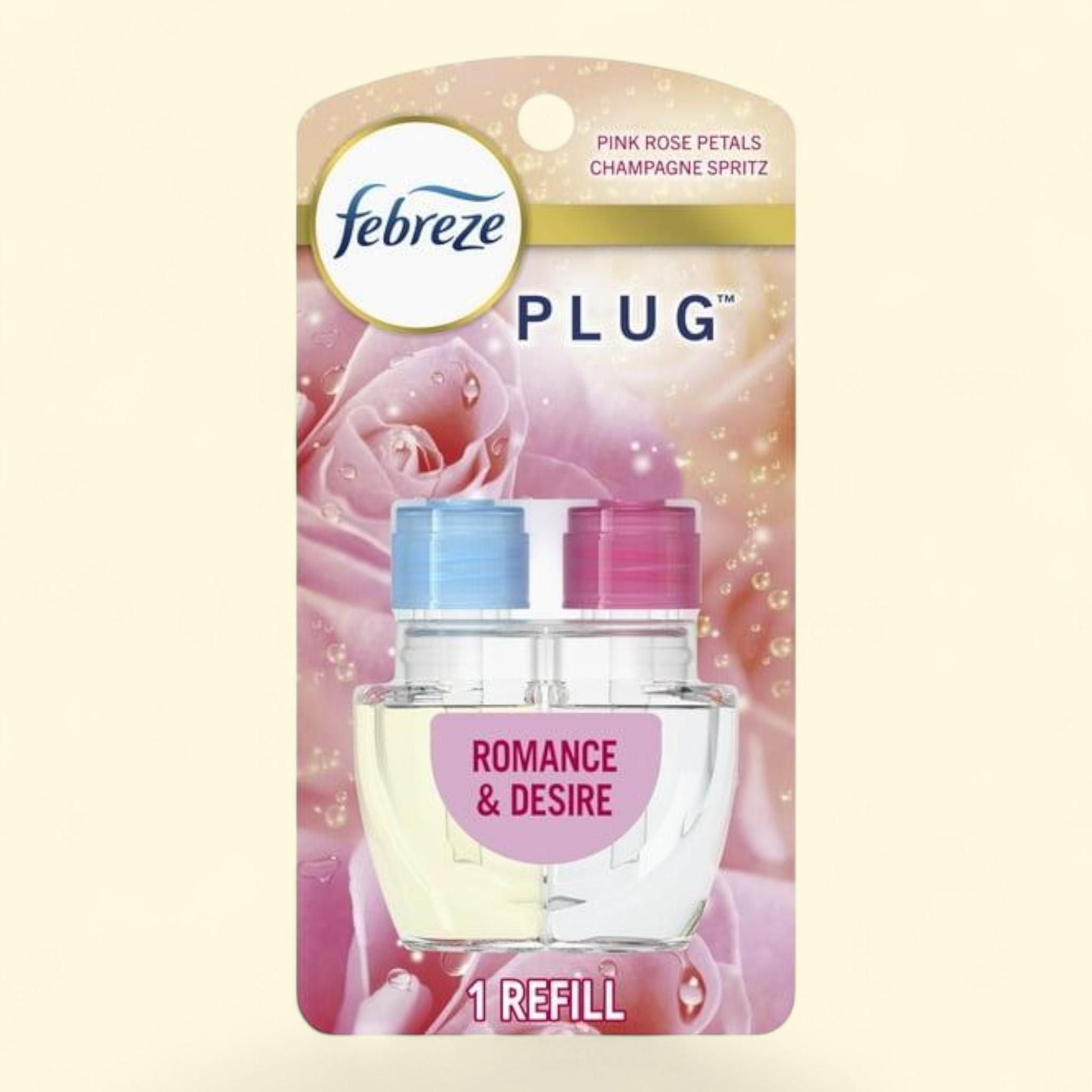Febreze Plug In Air Freshener, Romance & Desire, 1 Refill — authentic US product shipped worldwide by Treatspree