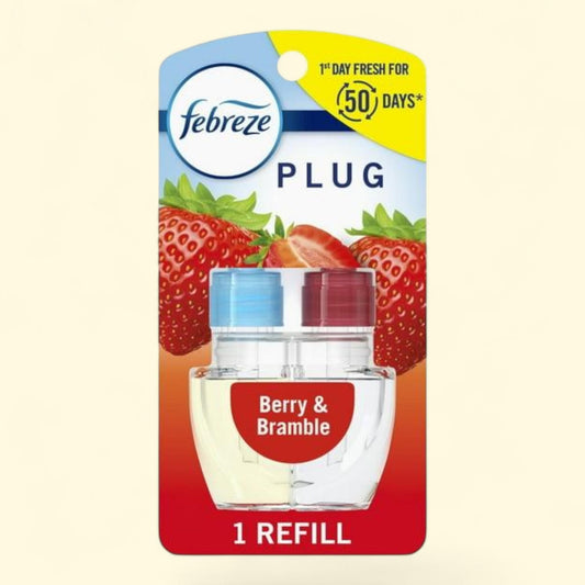 Febreze Plug Refill, Berry & Bramble Scent, 0.87 fl oz
