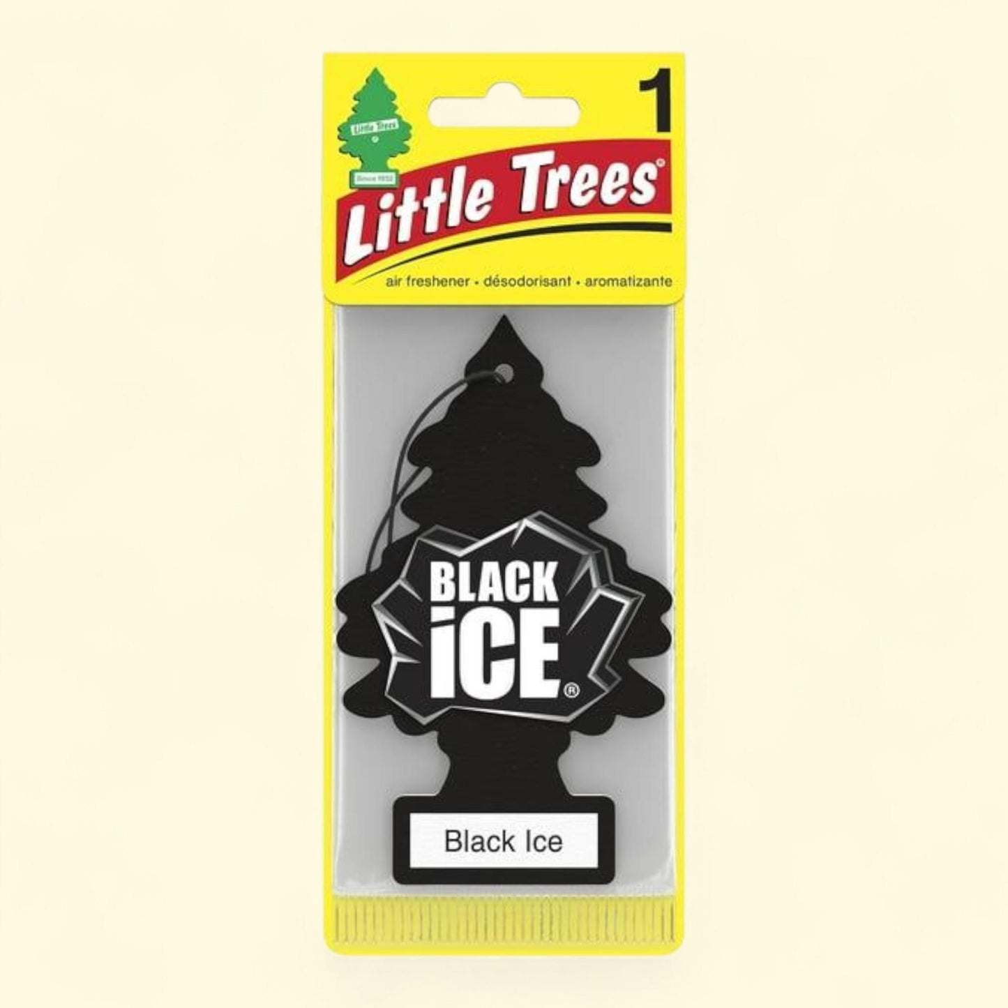 Little Trees Air Freshener, Black Ice, 1-Pack