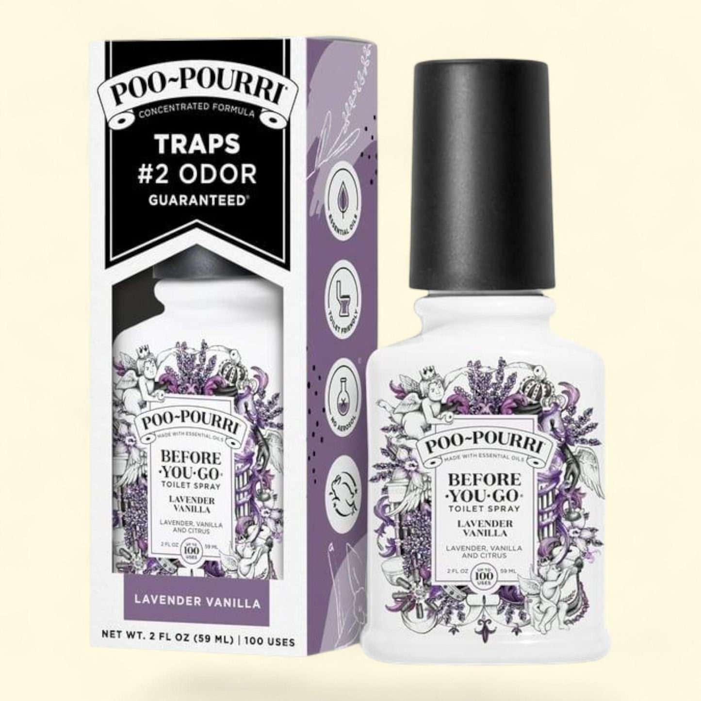 Poo-Pourri Lavender Vanilla, 2 Oz
