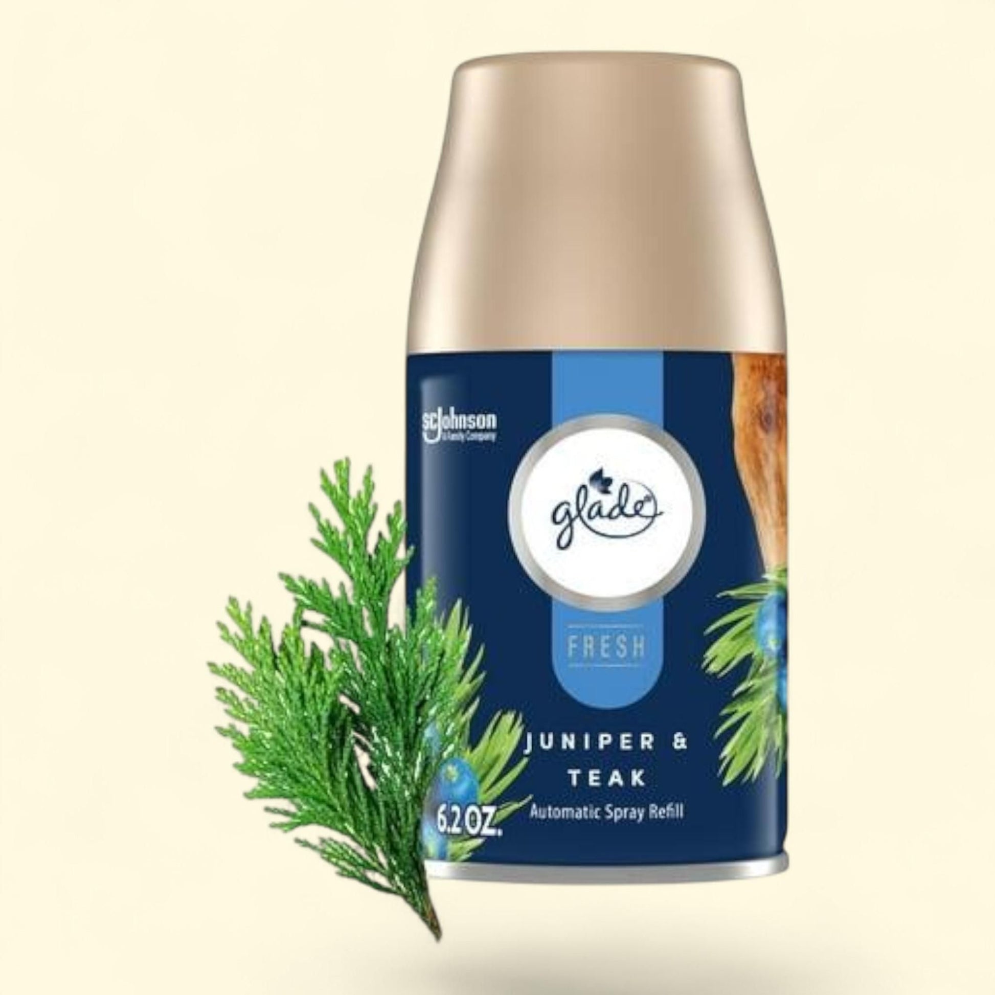 Glade Automatic Spray Refill, Air Freshener, Juniper & Teak, 6.2 oz — authentic US product shipped worldwide by Treatspree