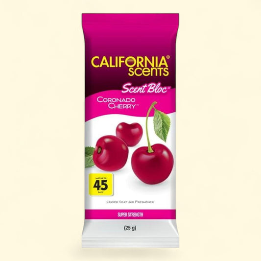California Scents Power Bloc Car Air Freshener, Coronado Cherry, 1 Pack