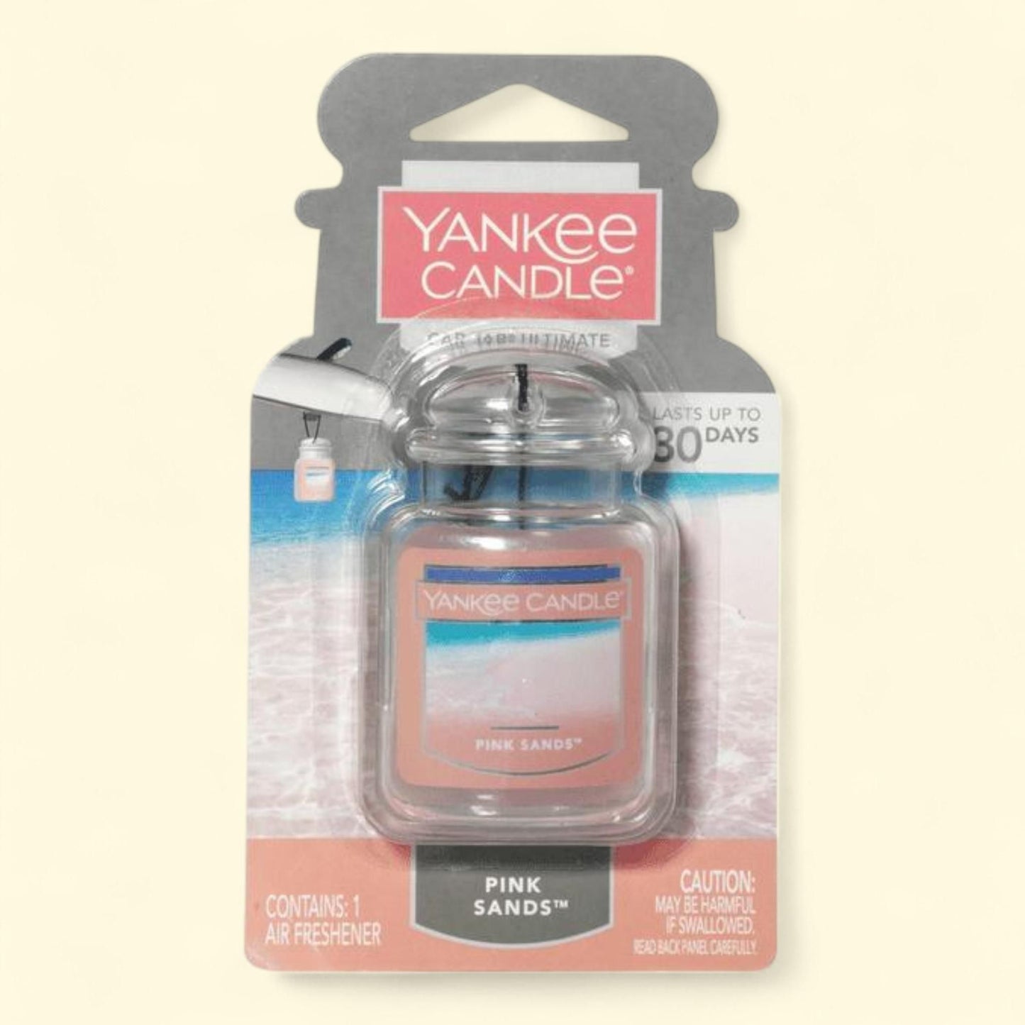 Yankee Candle Car Jar Ultimate Pink Sands Scent, 1 Count