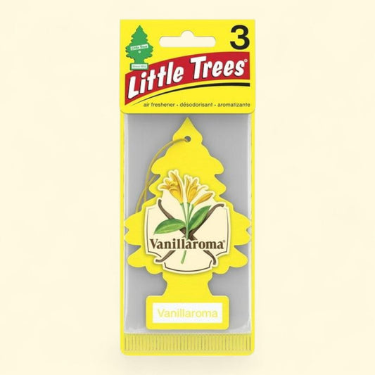 Little Trees Air Freshener, Vanillaroma, 3-Pack