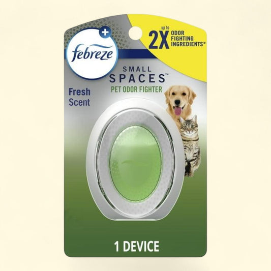 Febreze SMALL SPACES Pet Odor Fighter Air Freshener, Fresh, .25 oz