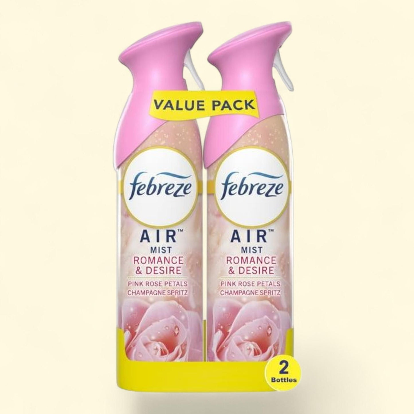 Febreze Air Freshener Spray, Romance & Desire, 8.8oz, 2 Count