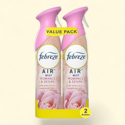 Febreze Air Freshener Spray, Romance & Desire, 8.8oz, 2 Count