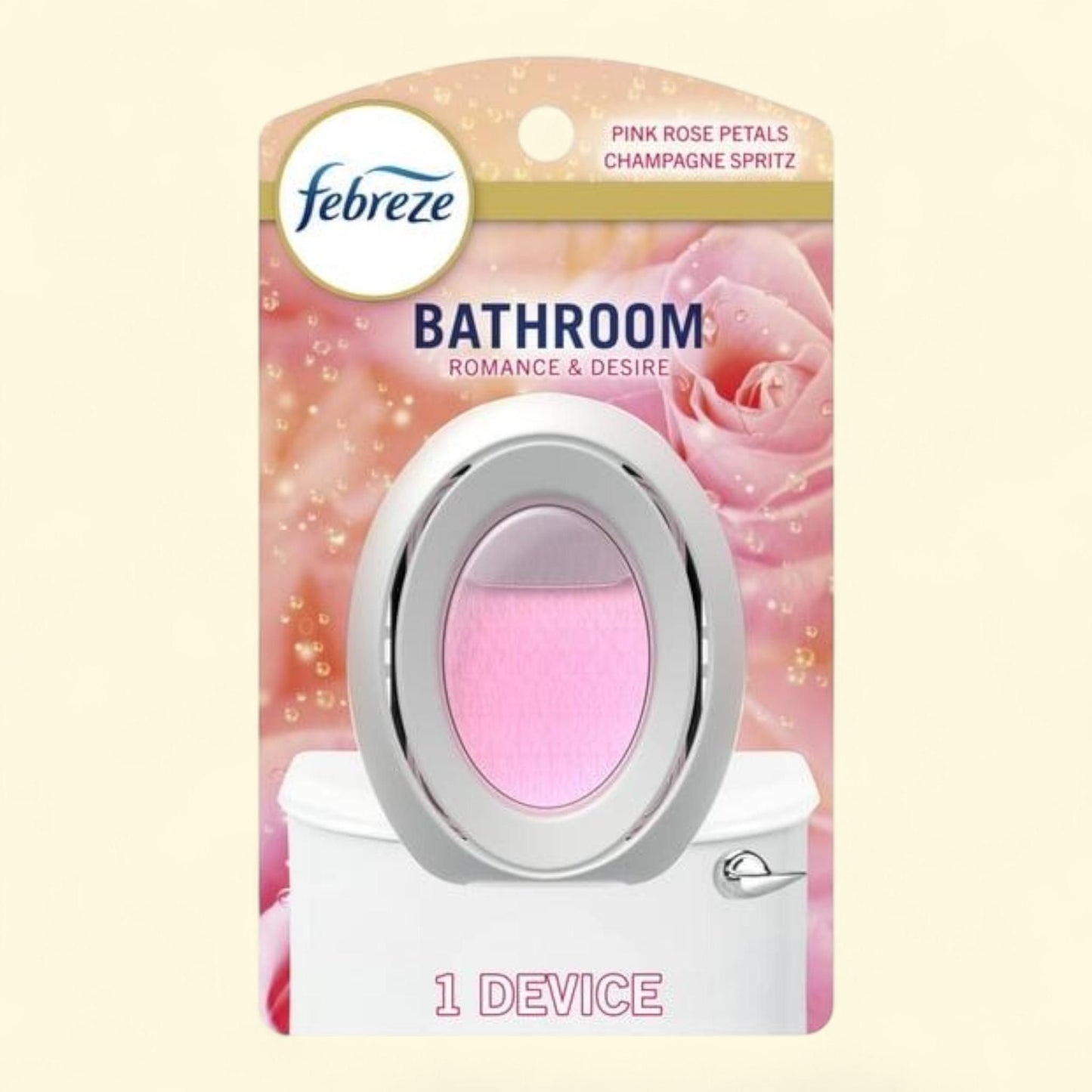 Febreze BATH Air Freshener, Romance & Desire Scent, 1 Count — authentic US product shipped worldwide by Treatspree