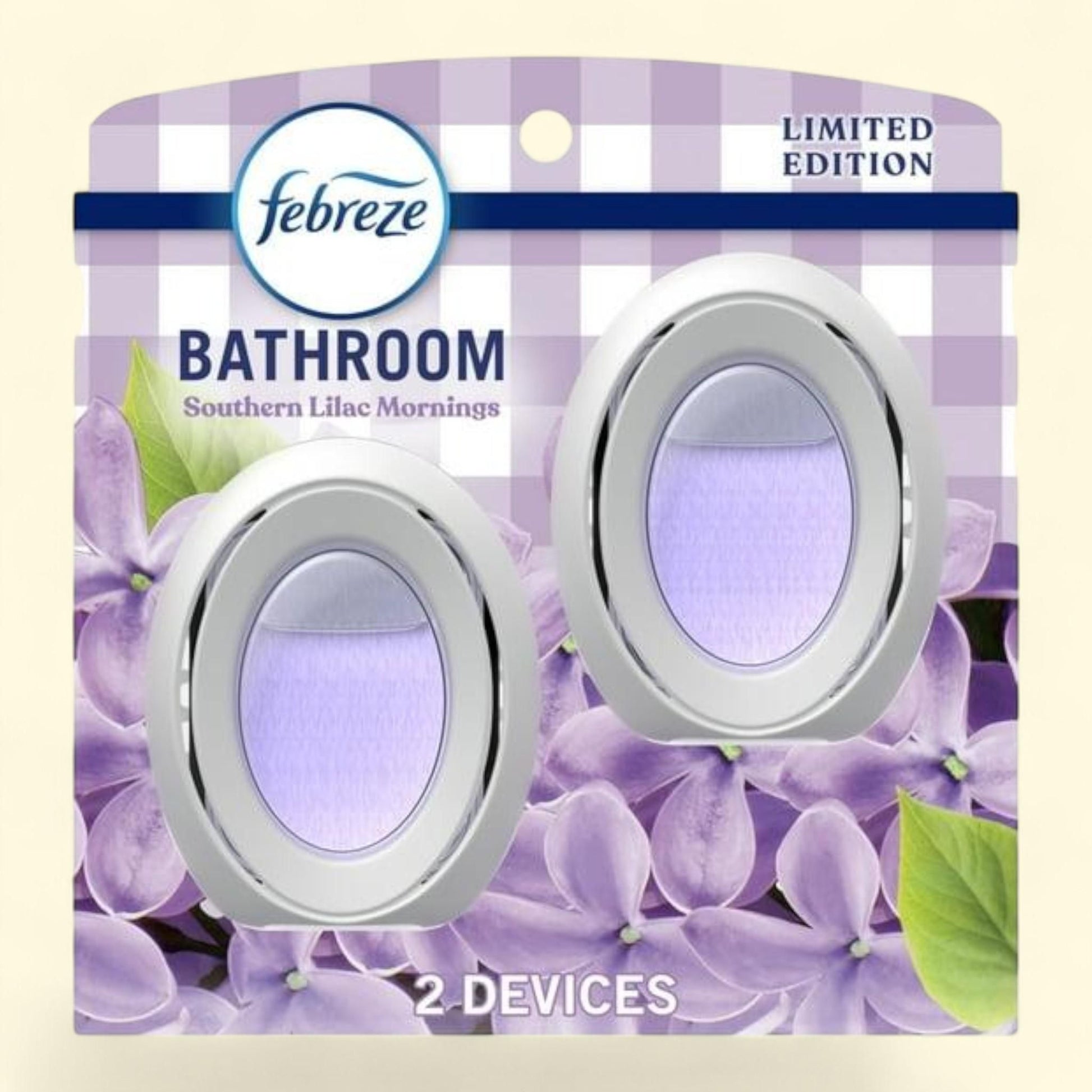 Febreze BATH Air Freshener, Southern Lilac Mornings, 2 Count — authentic US product shipped worldwide by Treatspree